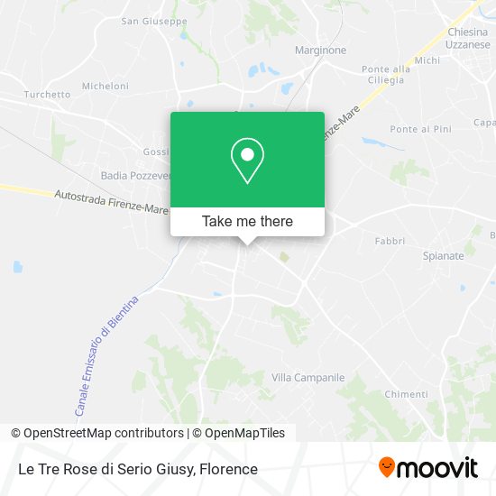 Le Tre Rose di Serio Giusy map
