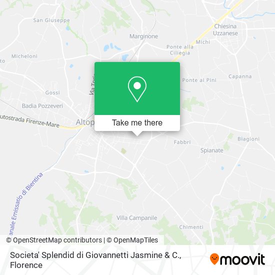 Societa' Splendid di Giovannetti Jasmine & C. map