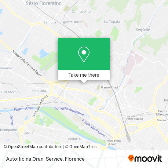 Autofficina Oran. Service map