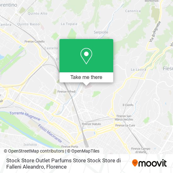 Stock Store Outlet Parfums Store Stock Store di Falleni Aleandro map