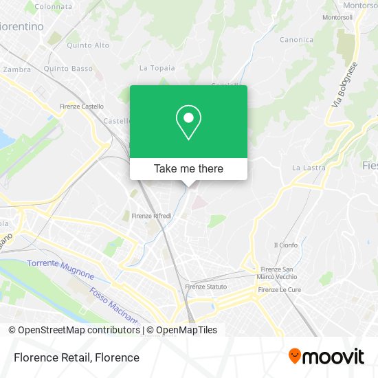 Florence Retail map