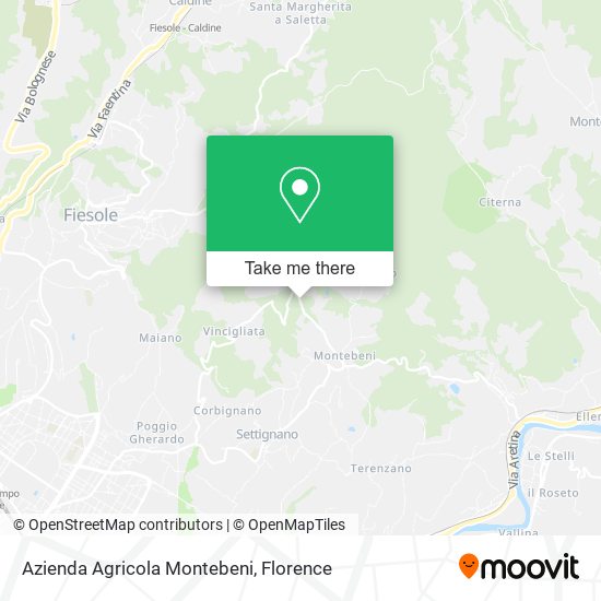 Azienda Agricola Montebeni map
