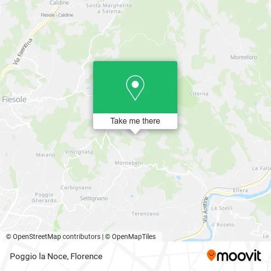 Poggio la Noce map