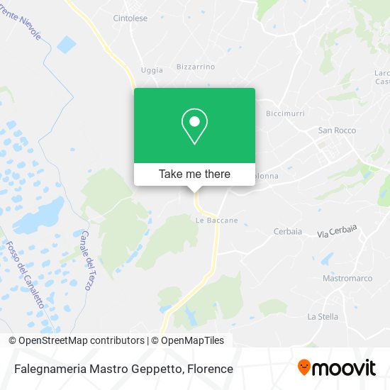 Falegnameria Mastro Geppetto map