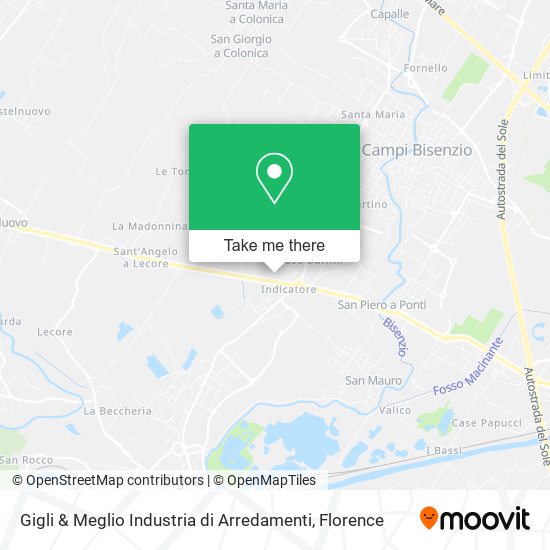 Gigli & Meglio Industria di Arredamenti map