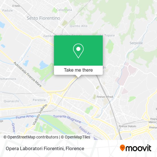 Opera Laboratori Fiorentini map