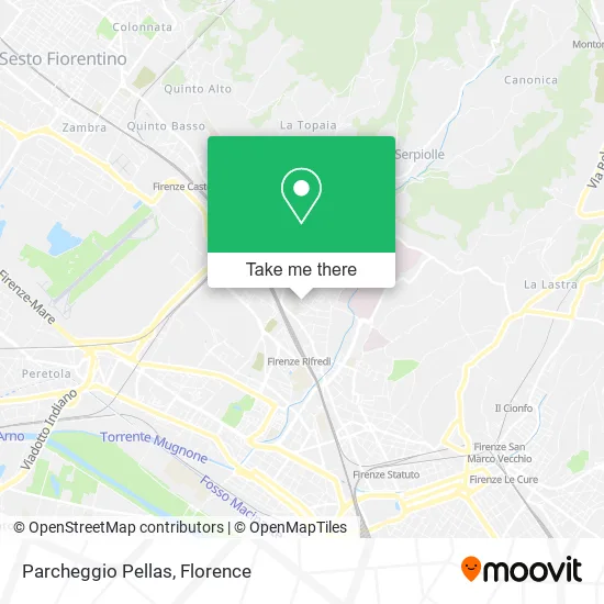 Parcheggio Pellas map