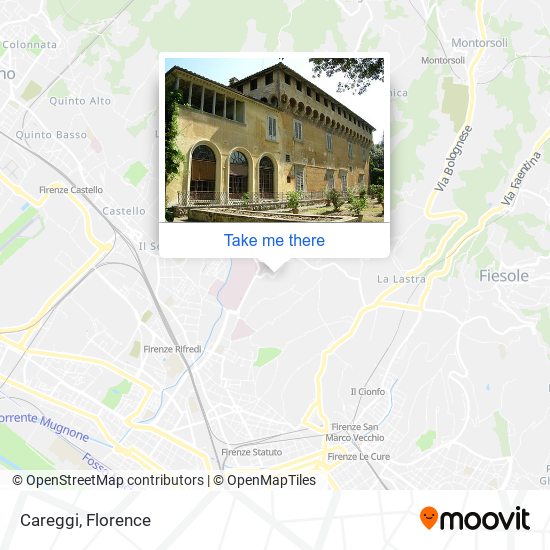 Careggi map