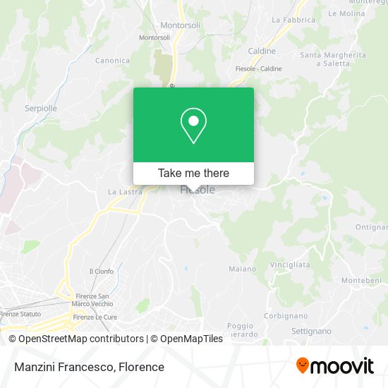 Manzini Francesco map