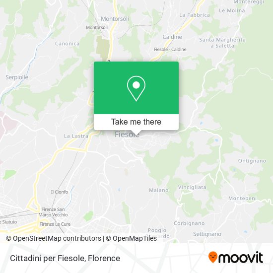 Cittadini per Fiesole map