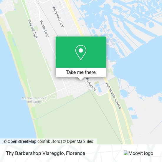 Thy Barbershop Viareggio map