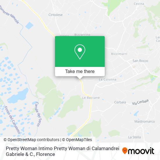 Pretty Woman Intimo Pretty Woman di Calamandrei Gabriele & C. map