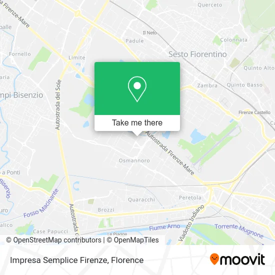 Impresa Semplice Firenze map