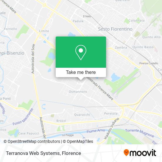 Terranova Web Systems map