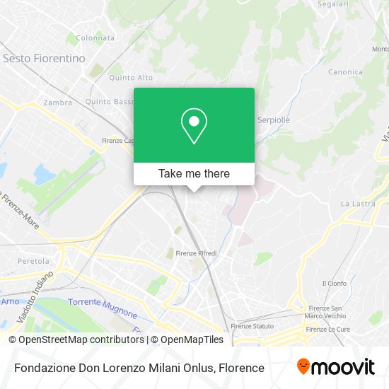 Fondazione Don Lorenzo Milani Onlus map