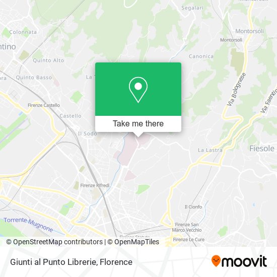 Giunti al Punto Librerie map