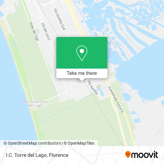 I.C. Torre del Lago map