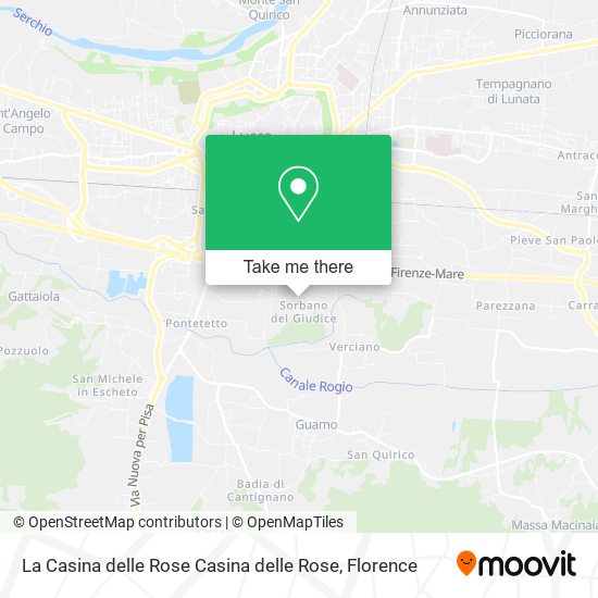 La Casina delle Rose Casina delle Rose map