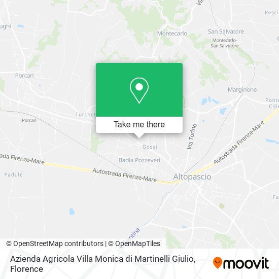 Azienda Agricola Villa Monica di Martinelli Giulio map