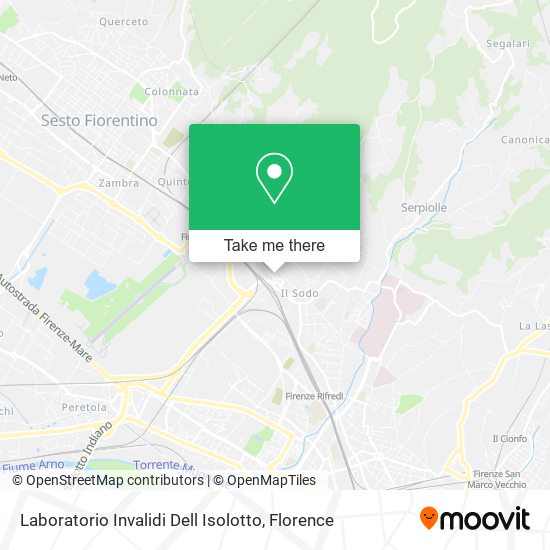Laboratorio Invalidi Dell Isolotto map
