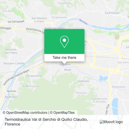 Termoidraulica Val di Serchio di Quilici Claudio map