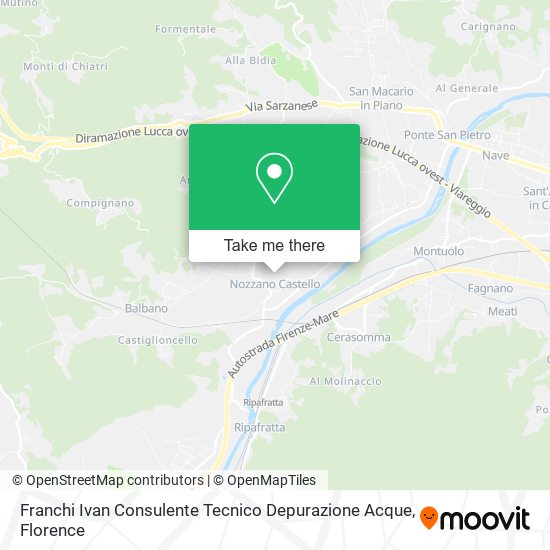 Franchi Ivan Consulente Tecnico Depurazione Acque map