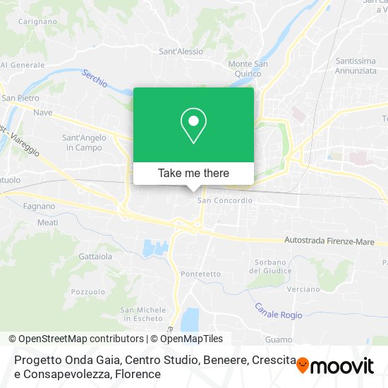 Progetto Onda Gaia, Centro Studio, Beneere, Crescita e Consapevolezza map