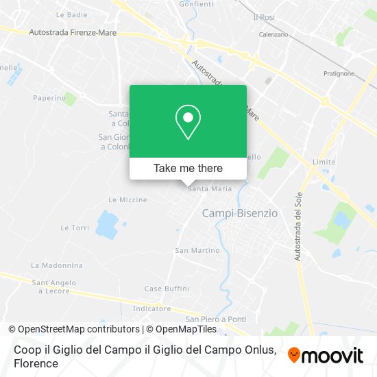 Coop il Giglio del Campo il Giglio del Campo Onlus map