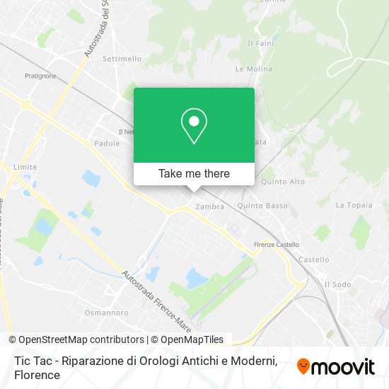 Tic Tac - Riparazione di Orologi Antichi e Moderni map