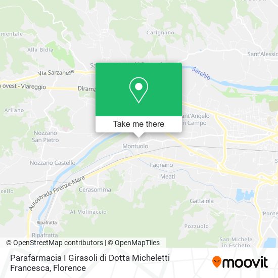Parafarmacia I Girasoli di Dotta Micheletti Francesca map