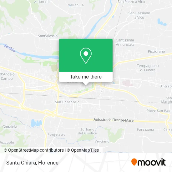 Santa Chiara map