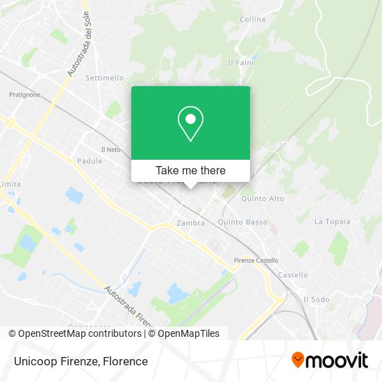 Unicoop Firenze map