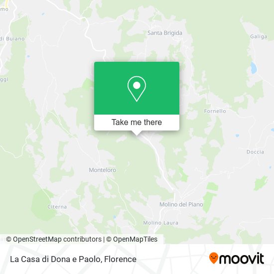 La Casa di Dona e Paolo map