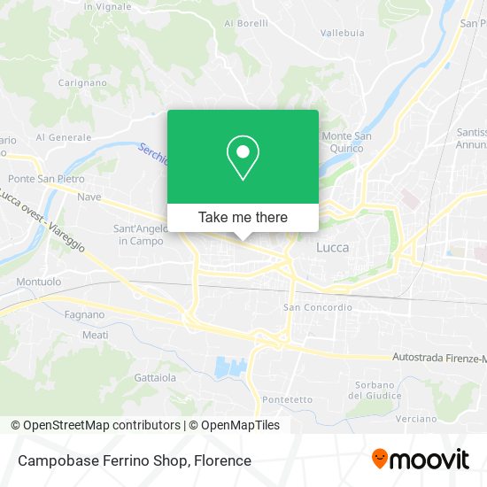 Campobase Ferrino Shop map