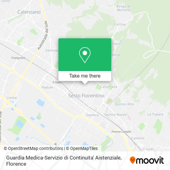 Guardia Medica-Servizio di Continuita' Aistenziale map