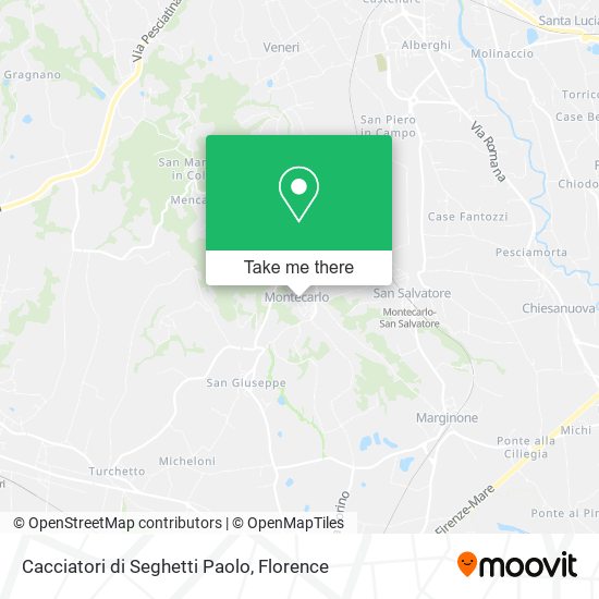 Cacciatori di Seghetti Paolo map