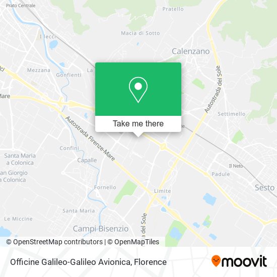 Officine Galileo-Galileo Avionica map