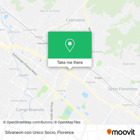 Silvaneon con Unico Socio map