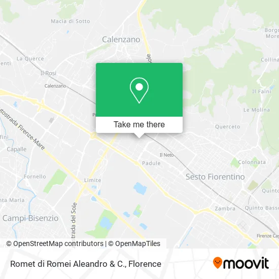 Romet di Romei Aleandro & C. map