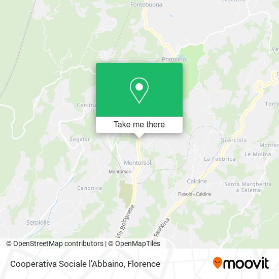 Cooperativa Sociale l'Abbaino map
