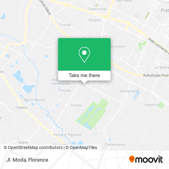 Jl. Moda map
