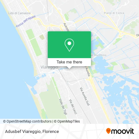 Adusbef Viareggio map