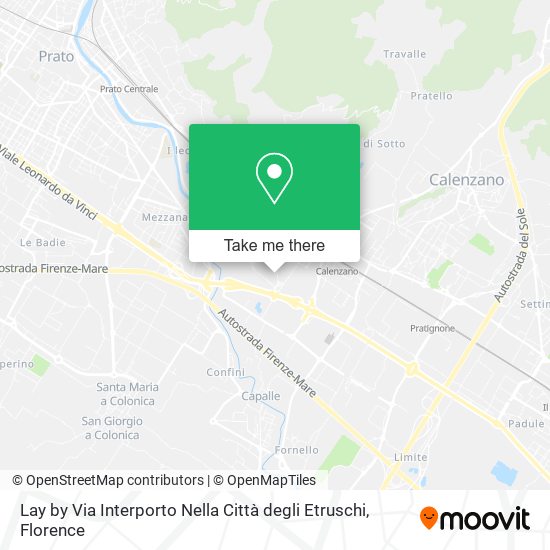 Lay by Via Interporto Nella Città degli Etruschi map