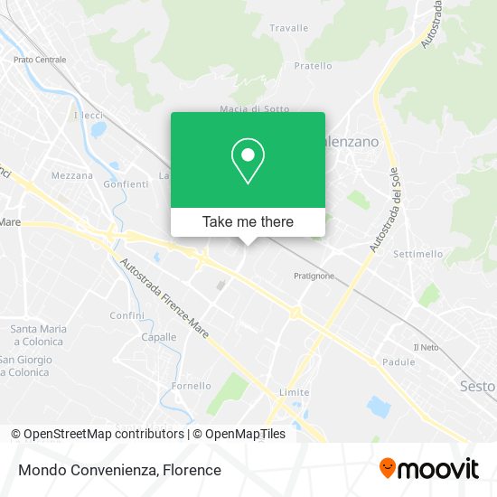 Mondo Convenienza map