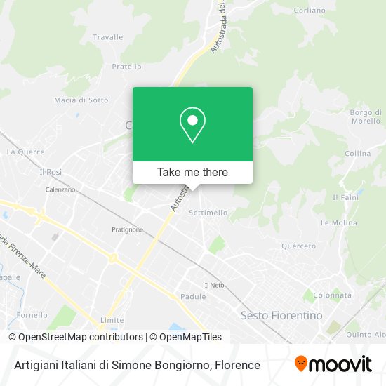 Artigiani Italiani di Simone Bongiorno map