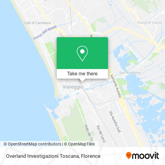 Overland Investigazioni Toscana map