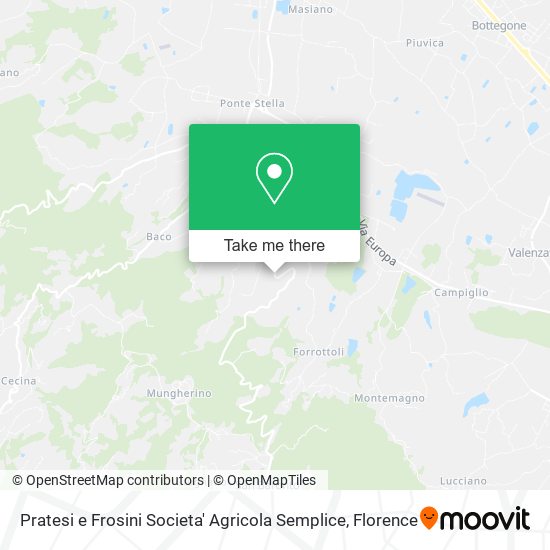 Pratesi e Frosini Societa' Agricola Semplice map