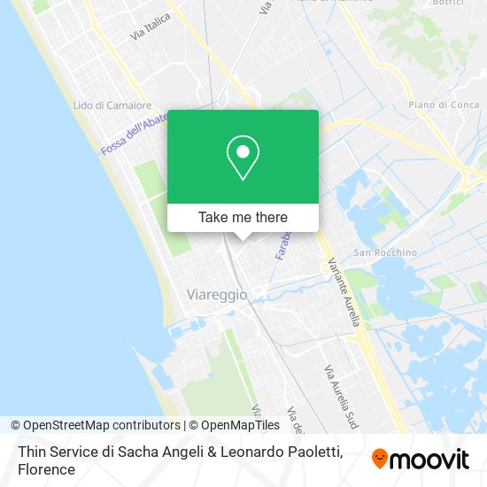 Thin Service di Sacha Angeli & Leonardo Paoletti map
