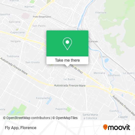 Fly App map