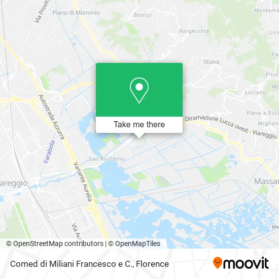 Comed di Miliani Francesco e C. map